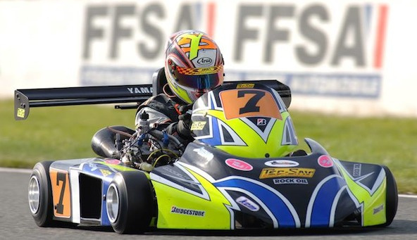 Thierry Savard et Falcon Racing Services en Superkart
