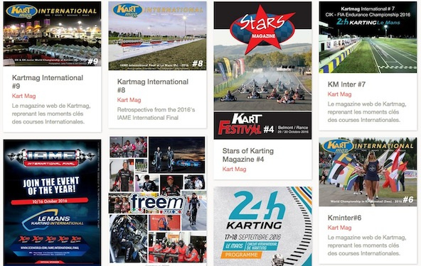 Magazines numériques Kart Mag à consulter en ligne
