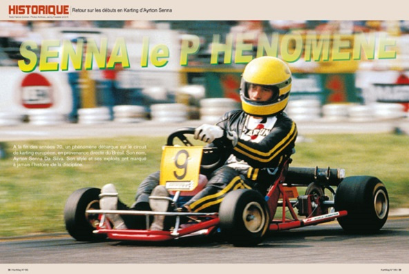 Les débuts en karting d’Ayrton Senna dans Kart Mag n°189