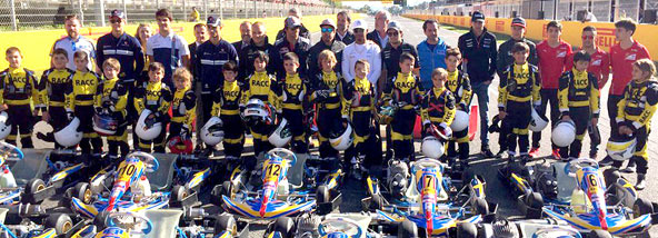 L’école de Karting Alonso sur le circuit F1 de Barcelone