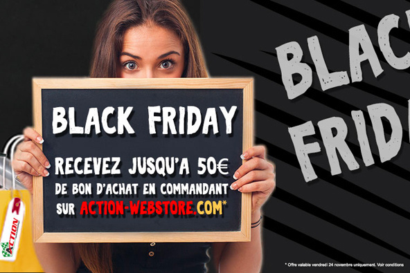 Black Friday: Recevez jusqu’à 50 € de bon d’achat