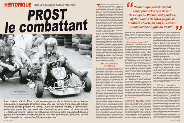 Revivez le début de carrière d’Alain Prost avec Kartmag