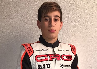 OK-Junior 2018: Enzo Trulli, fils du pilote F1, sur CRG