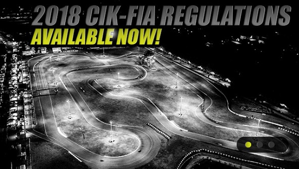 Les règlements CIK-FIA pour 2018 sont disponibles