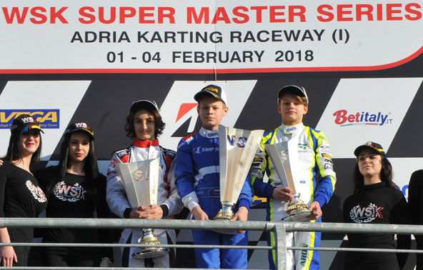 WSK-Adria: David aux portes du top-10 en OK-Junior