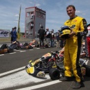 Nicolas RoiSansSac prêt pour le Trophée Kart Mag