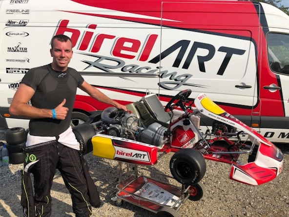 Thonon au Mondial KZ1 sur Birel ART-TM avec KSW