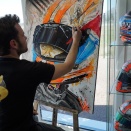 Loïc Thiery, le peintre supersonique, présent à la Kart Cup