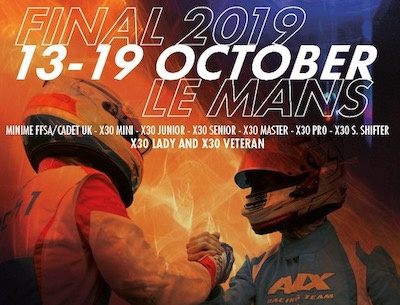 Infos et affiche de la Finale Internationale IAME 2019 au Mans