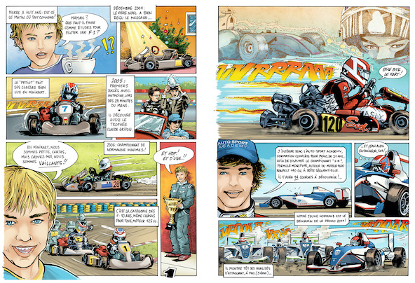 Pierre Gasly en bande dessinée: “Objectif F1”