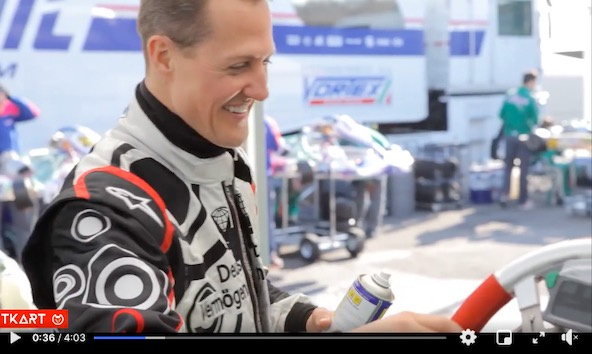 Michael Schumacher à retrouver dans 2 vidéos de karting