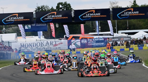 Arthur Carbonnel triomphe à la Coupe du Monde KZ2 au Mans