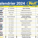 Compilation des calendriers 2024 des grandes épreuves en France