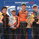 Sensationnel résultat de Louis Iglesias en OK, sur le podium du Championnat d’Europe FIA Karting à Valencia