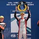 Le Français Mattéo Spirgel Champion d’Europe FIA Karting en KZ2