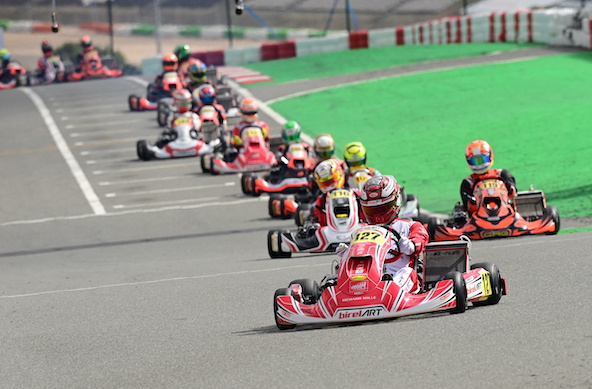 Coupe du Monde KZ2 à Portimao: Cristian Bertuca gagne malgré Matheus Morgatto