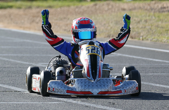 Jeune talent du karting, Marcel Limousin brille au plus haut niveau national