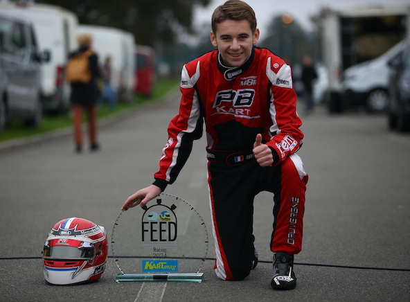 Matthéo Dauvergne remporte le Trophée Feed Racing 2024 à l’issue des épreuves Kart Mag m.a.j.