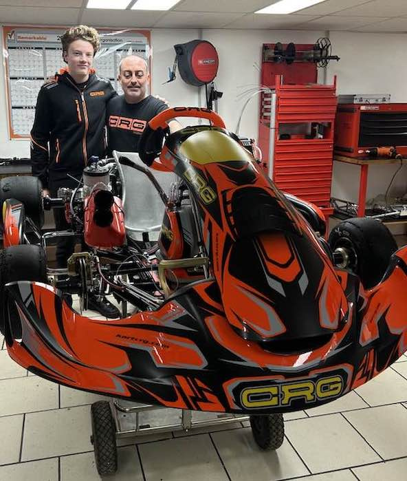 Jimmy Helias s’alignera en KZ2 en 2025 avec CRG France en plus de son projet en F4